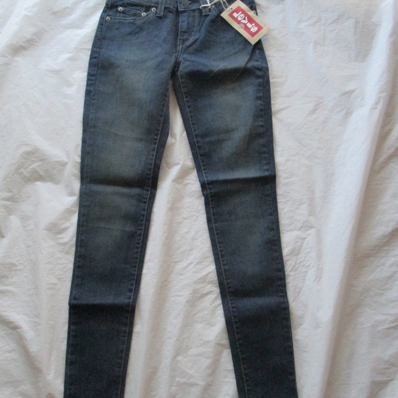 Levi’s 535 Leggings 119970022 Jeans Color Blue Inked Brand New with tags - Picture 5 of 14